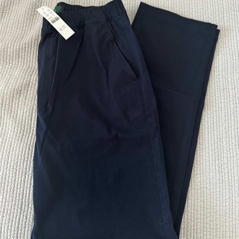 NWT J. Crew Drawstring pant in stretch cotton blend Sz S - Picture 2 of 2